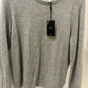 Gray Cashmere Sweater